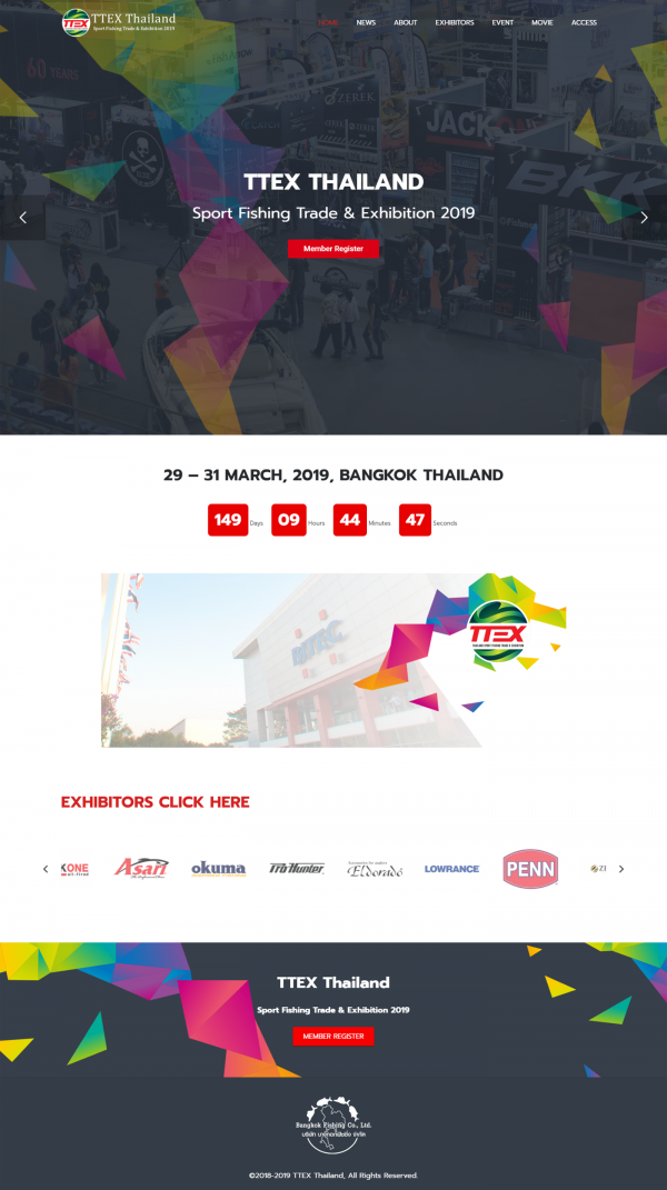 TTEX Thailand 2019 - Web Design 108 Group Co.,Ltd.